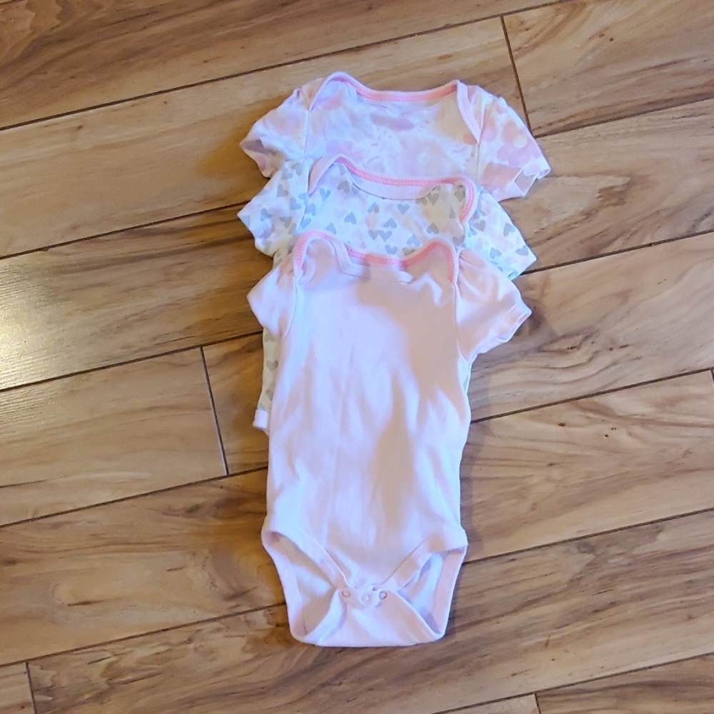 Cloud island 0 -3 month onesies